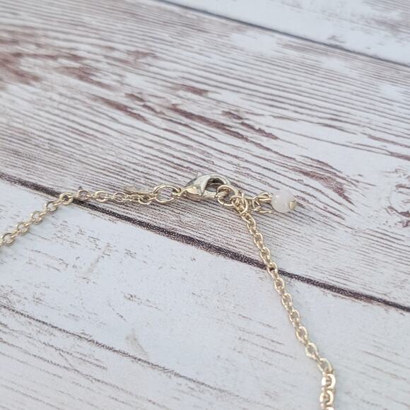 Vintage Avon SAQ Large Bracelet or Anklet Gold Tone with Clear Gems - Picture 8 of 11